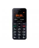 Myphone halo easy negro móvil senior 1.77'' cámara vga bluetooth