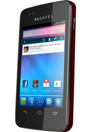 Alcatel One Touch M'Pop Black Cherry Red