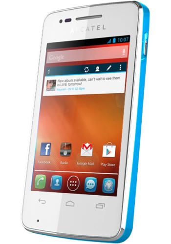 Alcatel One Touch M'Pop White Turquoise