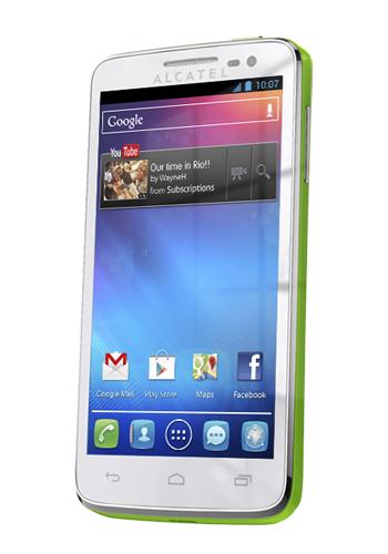 Alcatel One Touch X'Pop White Apple Green