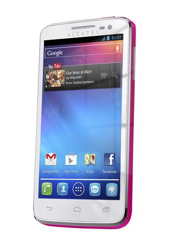 Alcatel One Touch X'Pop White Hot Pink