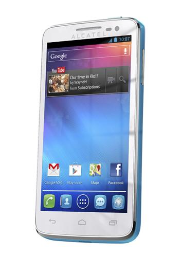 Alcatel One Touch X'Pop White Turquoise