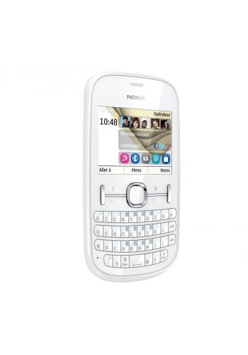Nokia Asha 200 White AZERTY