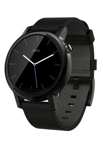 Moto 360 2 Dali Black Leather - S