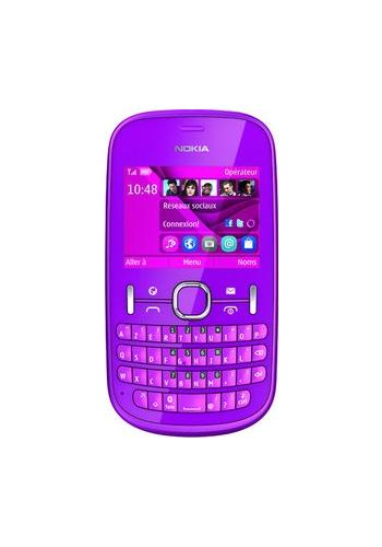 Nokia Asha 201 Pink AZERTY