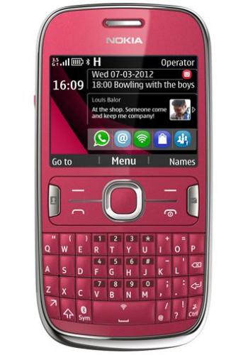 Nokia Asha 302 Plum Red