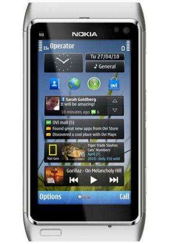 Nokia N8-00 Silver White