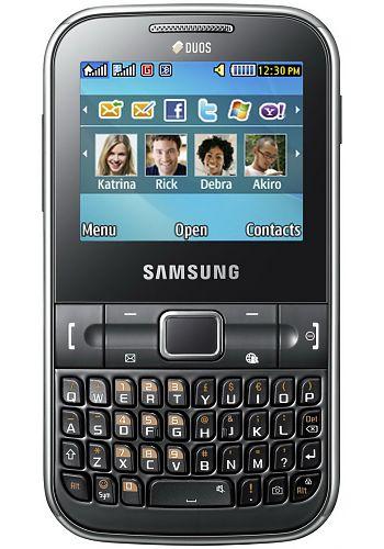 Samsung C3222 Chat 322 (Dual Sim) Noble Black